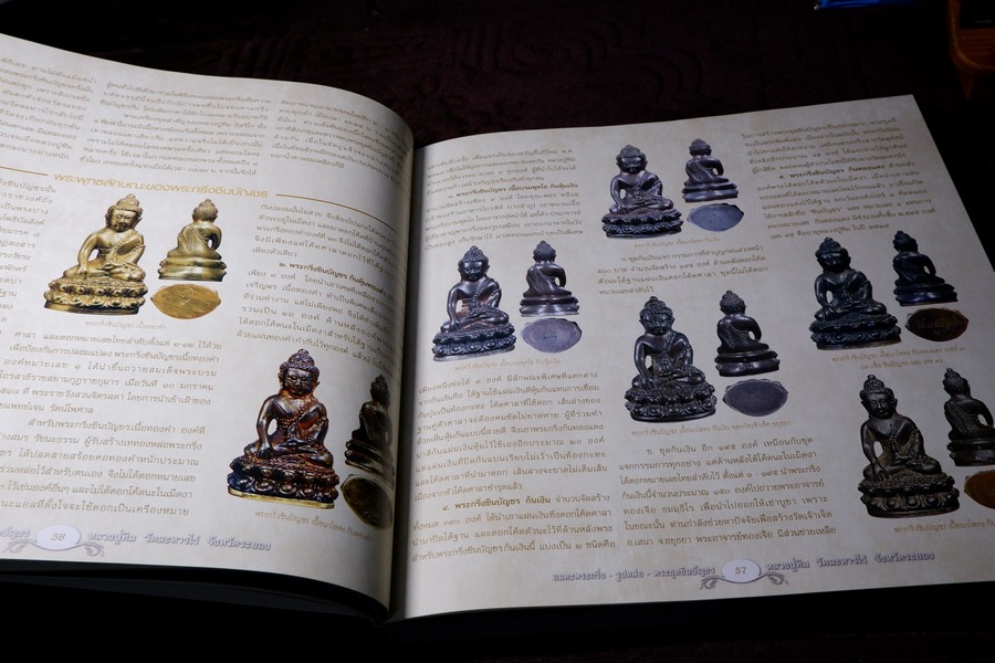 อมตะพระกริ่ง รูปหล่อ พระชุดชินบัญชร หลวงปู่ทิม วัดละหารไร่ ปกเเข็งพร้อมกล่อง ปี 2558