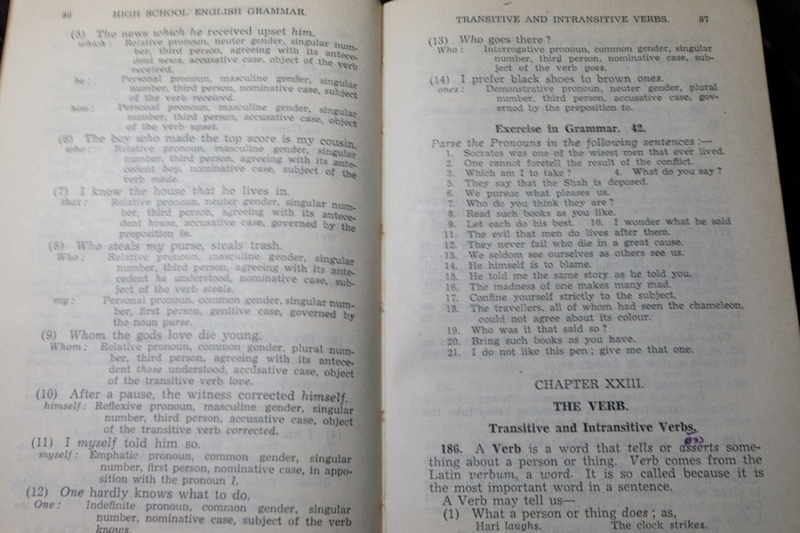 High School English Grammar & Composition by Wren & Martin ปกเเข็ง ปี 1969