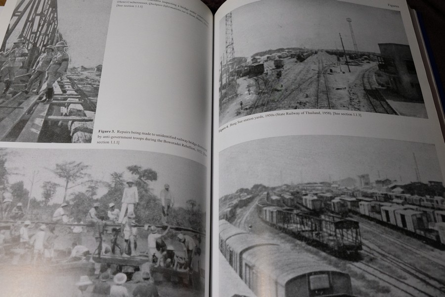 The Railway Atlas of Thailand Laos and Cambodia by B.R.Whyte พิมพ์ปี 2010