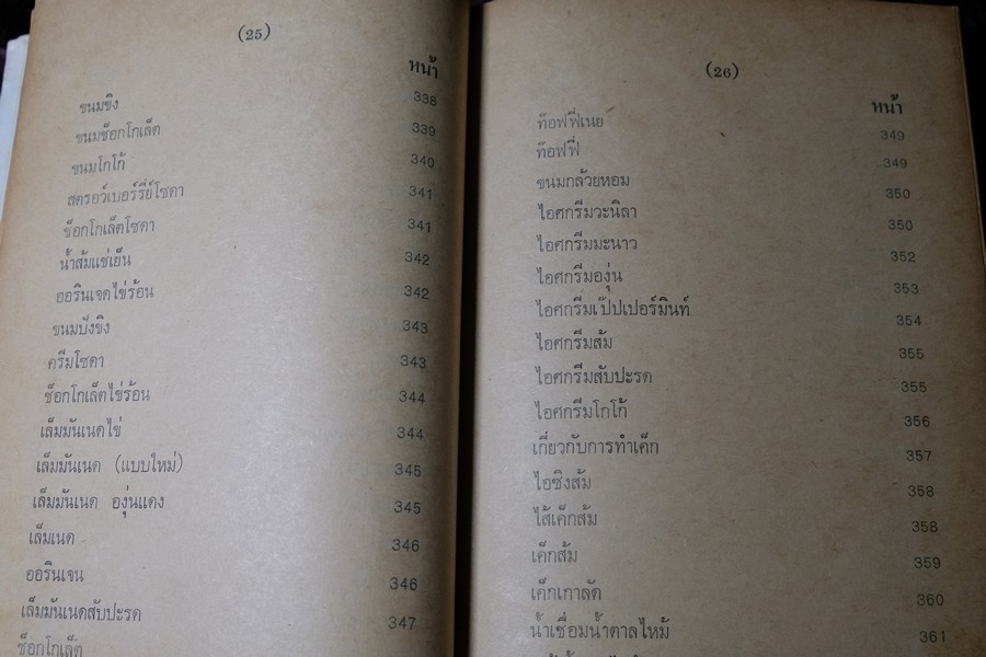 ตำรา ขนม ไทย จีน ฝรั่ง โดย พรเพ็ญ ปกเเข็ง ปี 2521