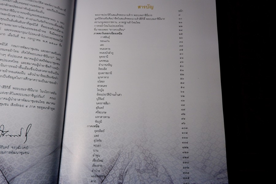 ถักร้อยดวงใจ มหกรรมผ้าไทย เทิดไท้พระบรมราชินีนาถ ปกแข็ง 2 เล่ม ปี 2550
