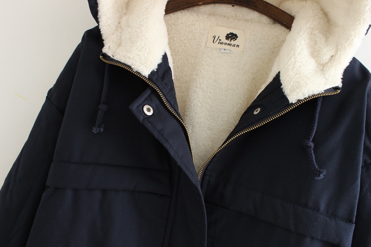 พรีออเดอร์ - เสื้อโค้ทกันหนาวด้านในบุขนหนานุ่ม Pre - CT730 (สีกรม)