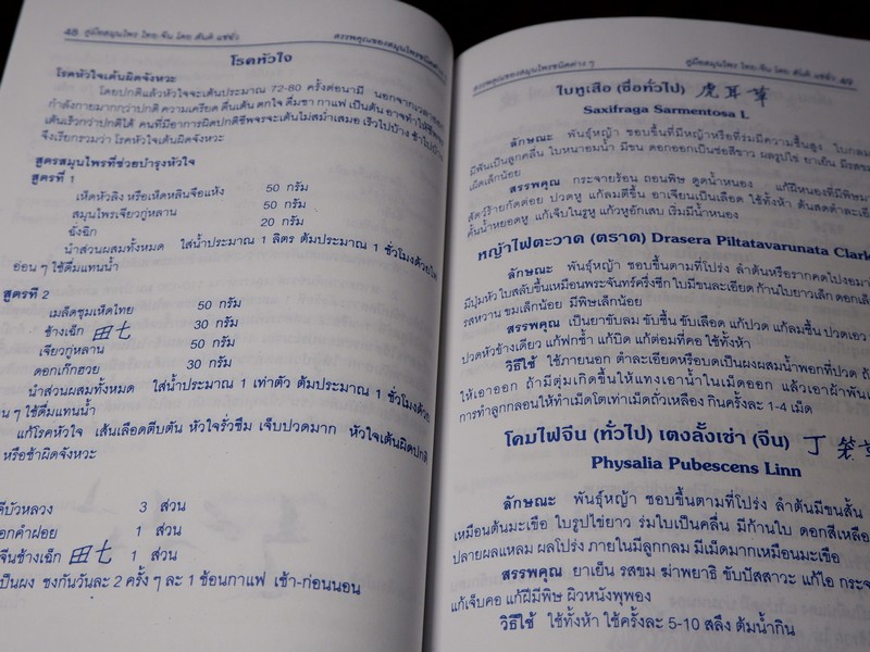 คู่มือ สมุนไพร ไทย-จีน โดย สันติ เเซ่ฉั่ว