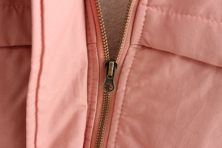 พรีออเดอร์ - เสื้อโค้ทกันหนาวด้านในบุขนหนานุ่ม Pre - CT734 (สีชมพู)