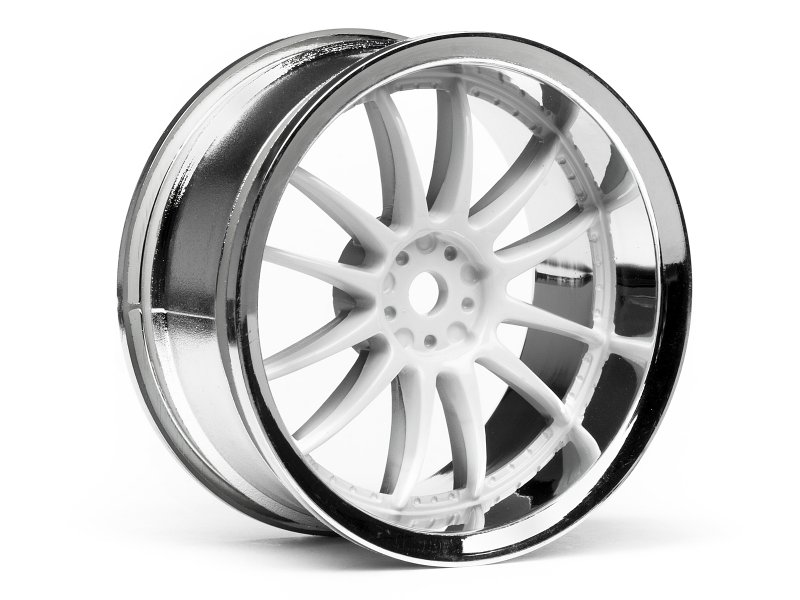 Work XSA 02C Wheel 26mm. Chrome/White (3mm Offset)