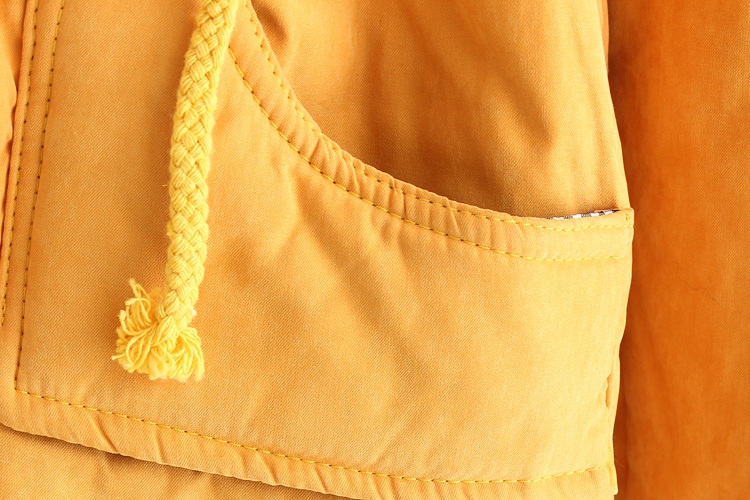 พรีออเดอร์ - เสื้อโค้ทกันหนาวสไตล์เกาหลี Pre - CT748 (สีเหลือง)