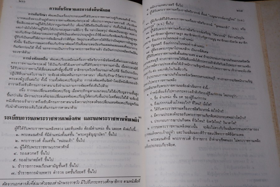 ประวัติ สมณศักดิ์ และ พัดยศ โดย วิเชียร อากาศฤกษ์—สุนทร สุภูตะโยธิน ปกแข็ง ปี 2528