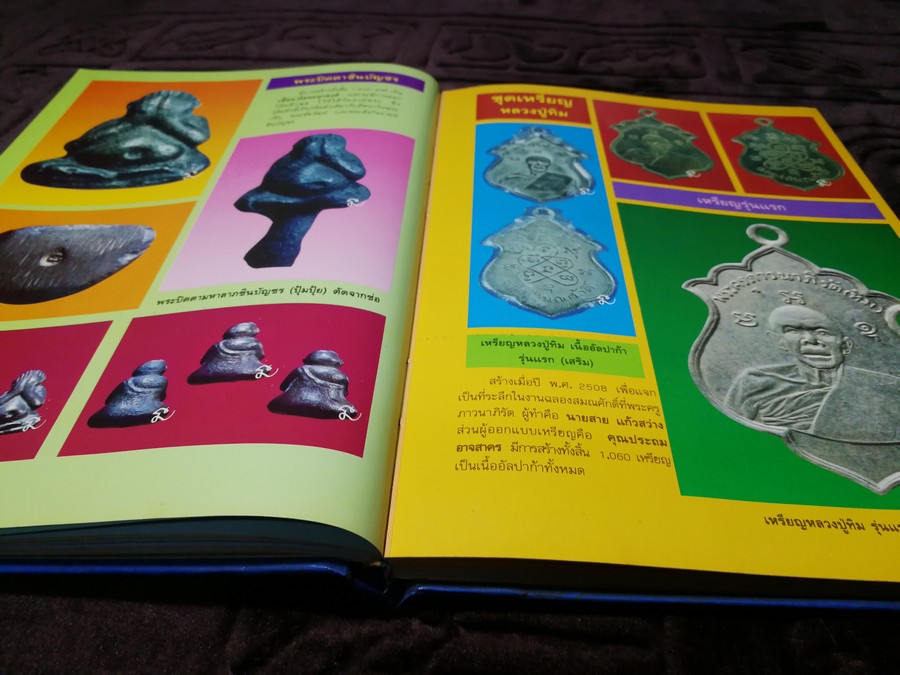 พระเครื่องเเละวัตถุมงคล หลวงปู่ทิม อิสริโก วัดละหารไร่ โดย นิลนารถ วัฒนธรรม- พรชัย ปกเเข็ง ปี 2536