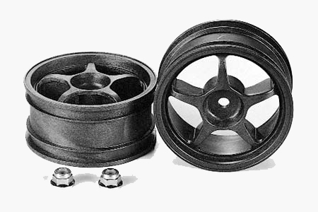 Reinforced One-Piece Spoke Wheels (1 Pair)