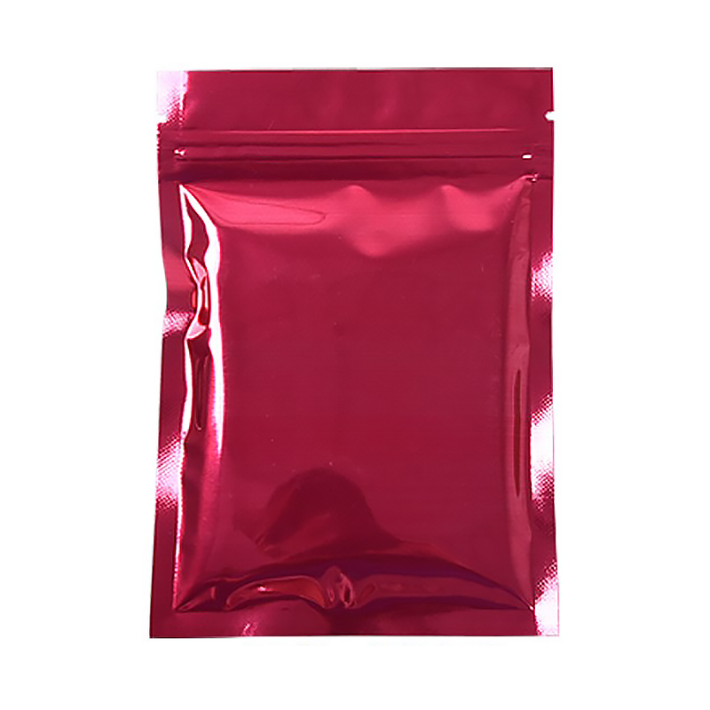 ถุงฟอยล์สี ซิปก้นแบน (เมทัลไลท์)