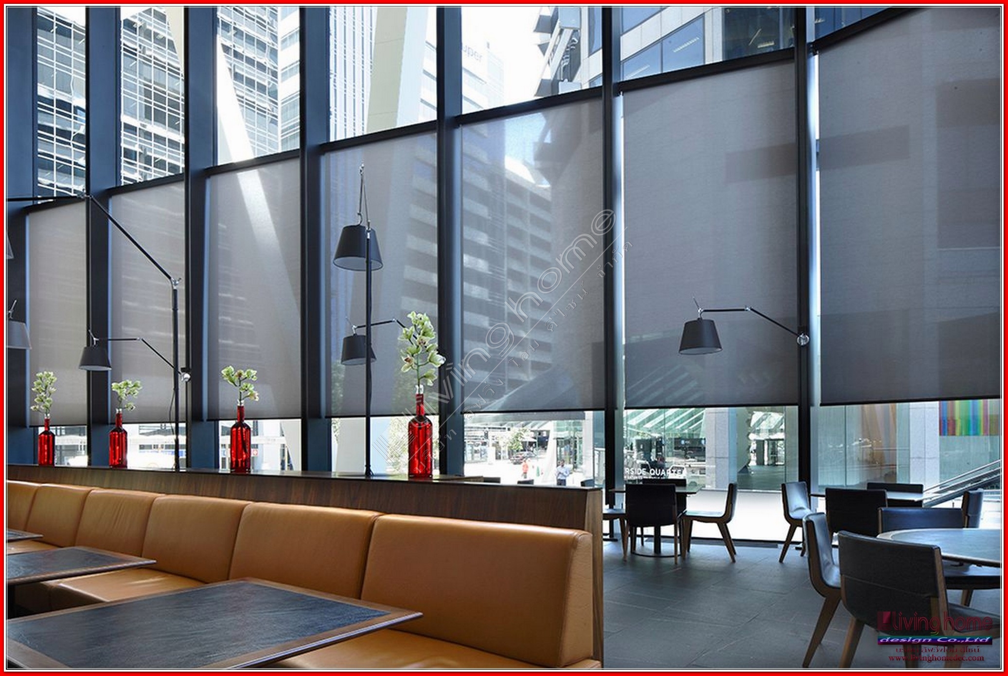 ม่านม้วน โปร่งแสง "SUNSCREEN ROLLER BLINDS" ผ้าม่าน ม่าน มู่ลี่ มู่ลี่ไม้ ม่านม้วน วอลเปเปอร์ รับติดตั้ง ออกแบบ ราคาถูก ทุกประเภท ทุกรูปแบบ