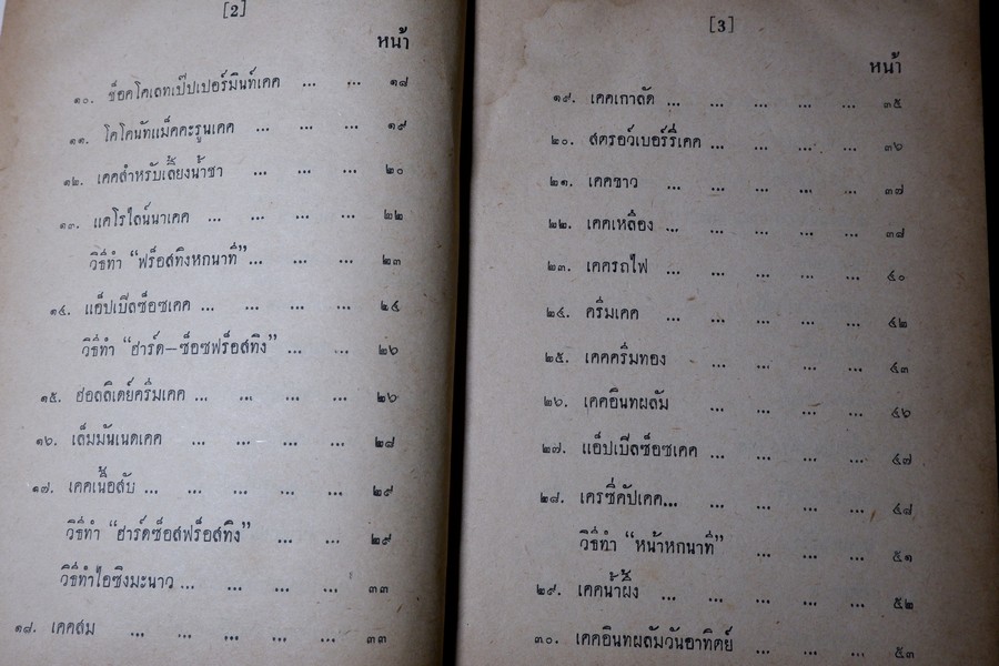 วิธีทำขนมเคค โดย ม.จ.หญิง จันทร์เจริญ รัชนี ปกเเข็ง ปี 2503