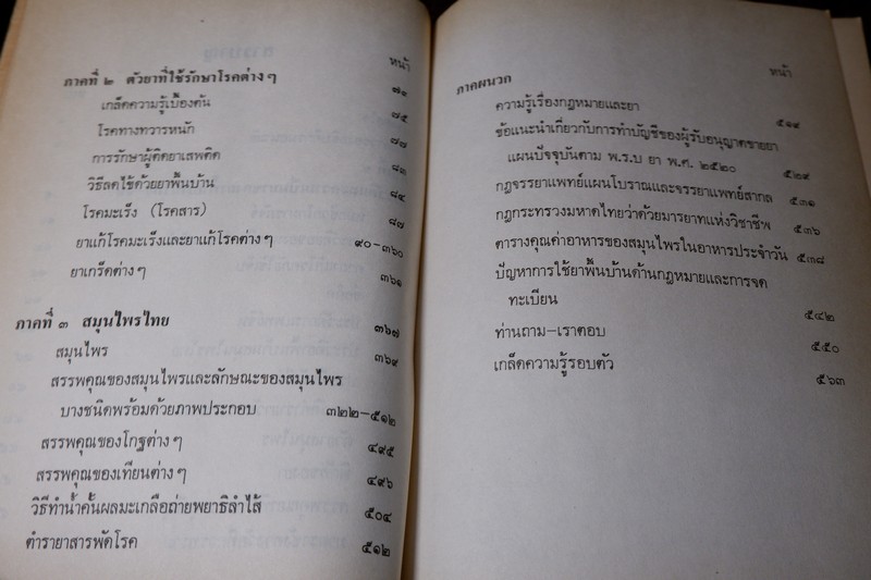ตำรายาไทย-จีน (ยากลางบ้าน ยาสมุนไพร ยาเเผนโบราณ) โดย ร.ศ.พัฒน์ สุจำนงค์ ปี 2528