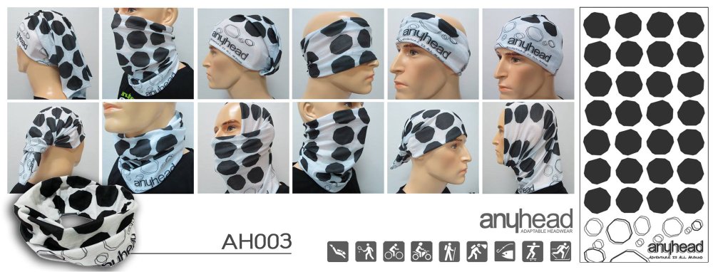 Anyhead ผ้าโพกศรีษะอเนกประสงค์ รุ่น AH003