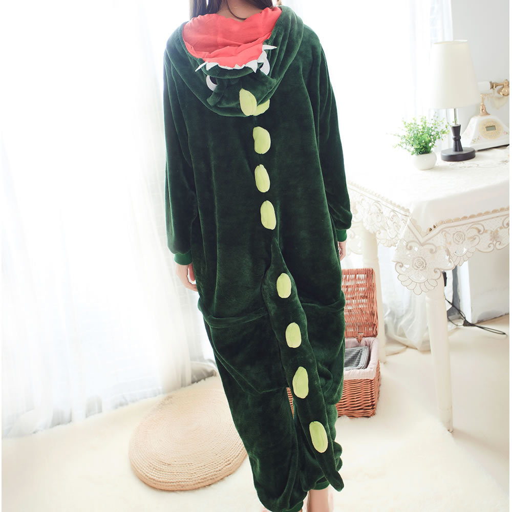 ชุดนอนมาสคอต แฟนซี ผู้ใหญ่ ไดโนเสาร์ , ก็อตซิลล่าเขียว , จระเข้ , ก็อตจิ