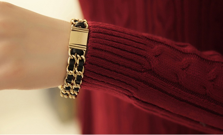 พรีออเดอร์ - เสื้อไหมพรมคอเต่า Pre - ST743 (แดง)