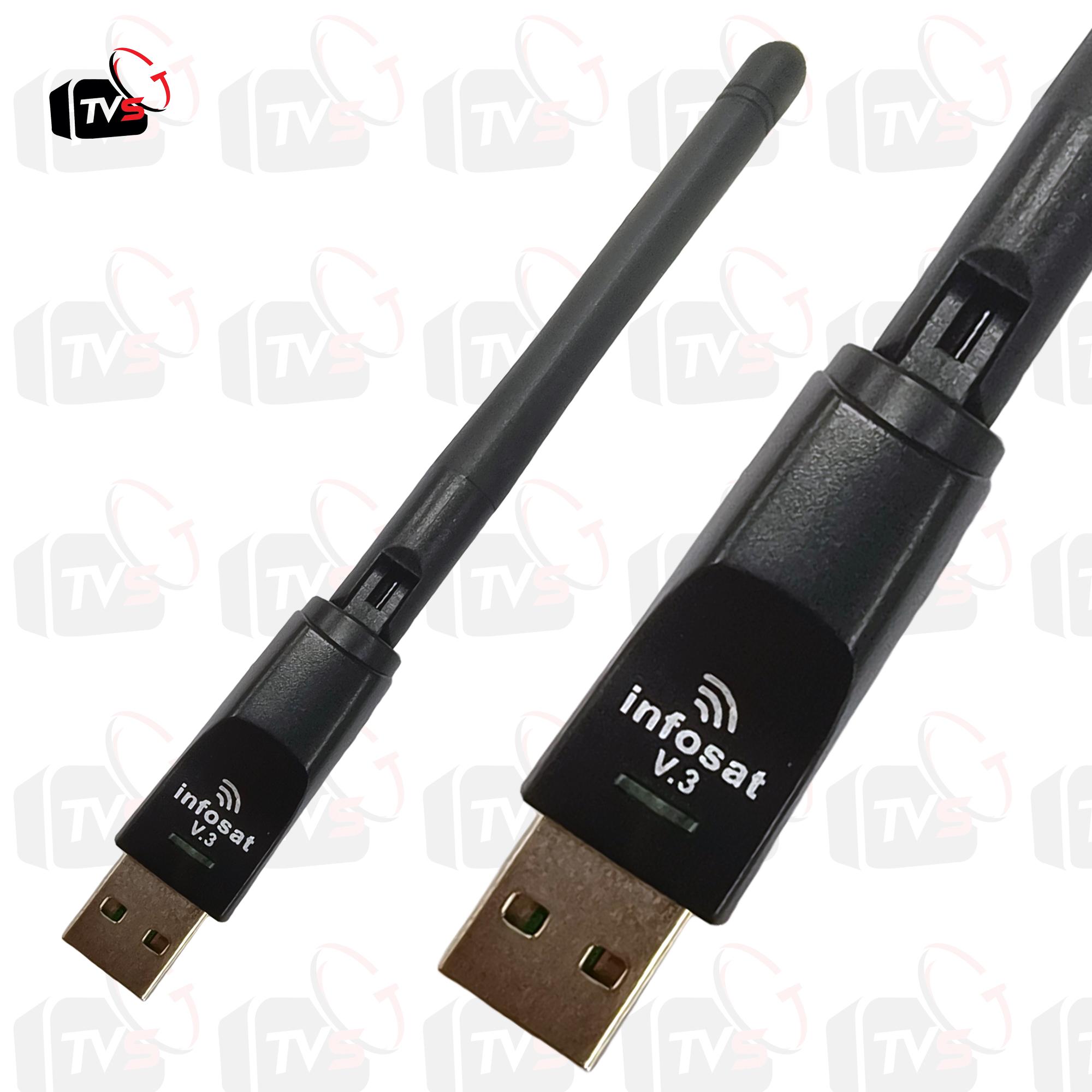 INFOSAT เสา USB WiFi 2.4GHz Antenna V.3 ใช้เชื่อมต่อWiFi