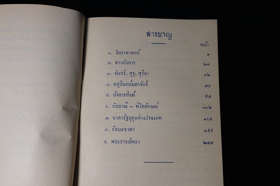 โหราศาสตร์พยากรณ์ โดย พ.พฤหัสบดี หนา 279 หน้า ปี 2494 (ขนาด pocketbook)