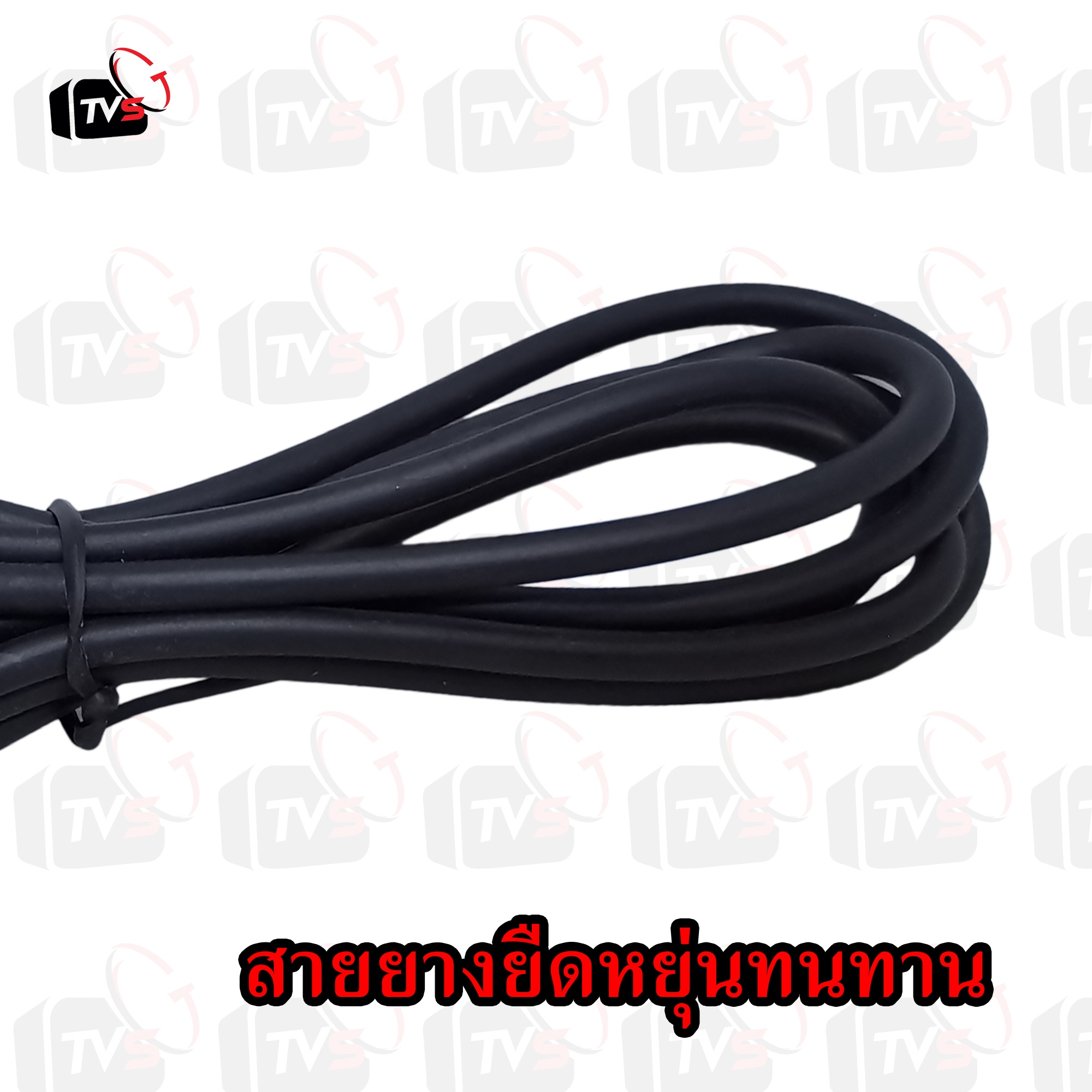 สาย สัญญาณ เสียง AUX 3.5mm ตัวผู้-ตัวผู้ ยาว 1.5 เมตร สีดำ สำหรับต่อมือถือ ลำโพง คอมพิวเตอร์