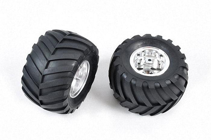 V-Tread Tire w/Chrome Wheel (2 Pcs.)