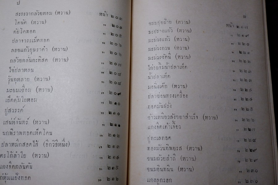 ตำราอาหารชุด ท่านสนมอินทร์ ปกเเข็ง ปี 2496