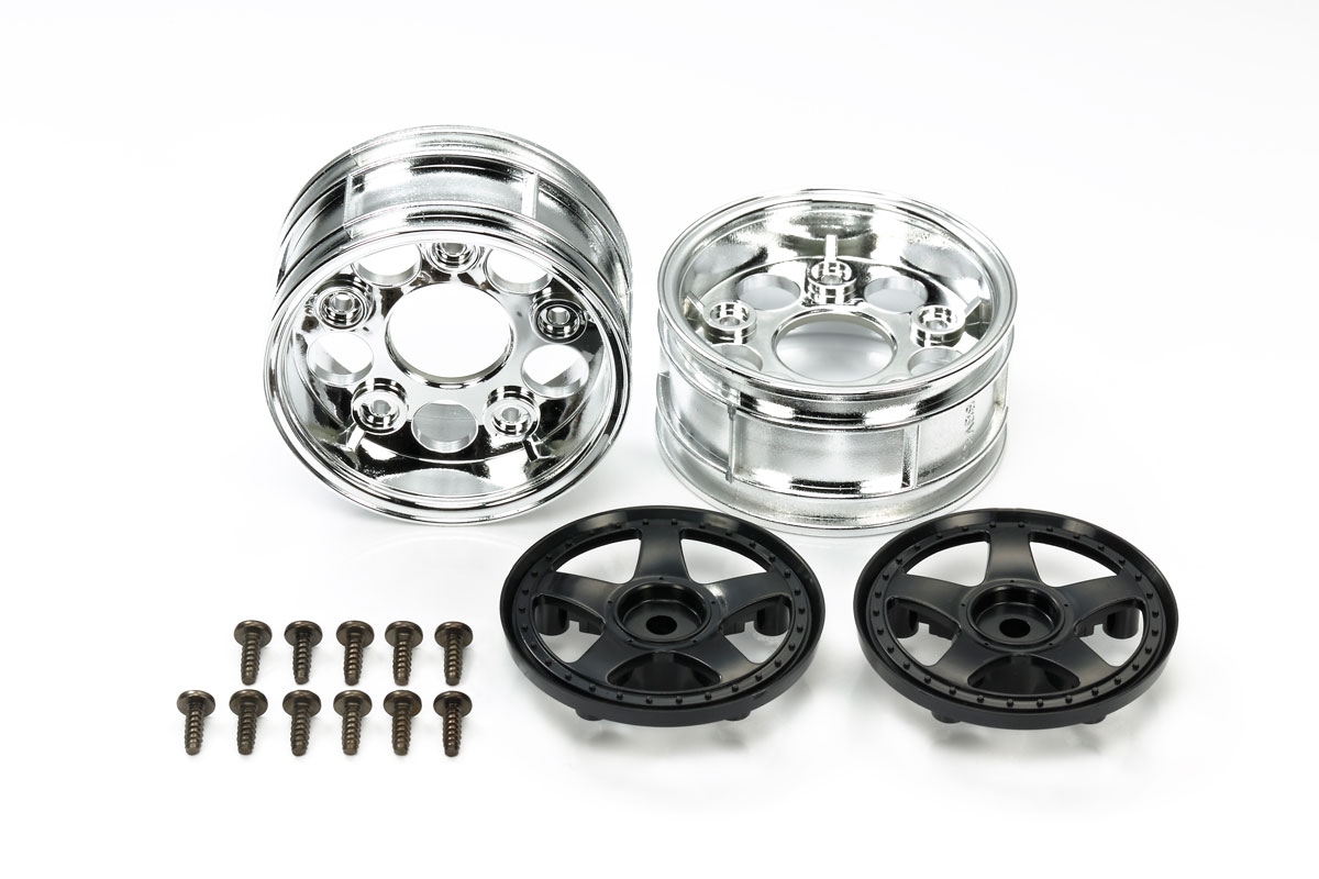 Two-Piece 5-Spoke Wheels (2pcs.,Black)