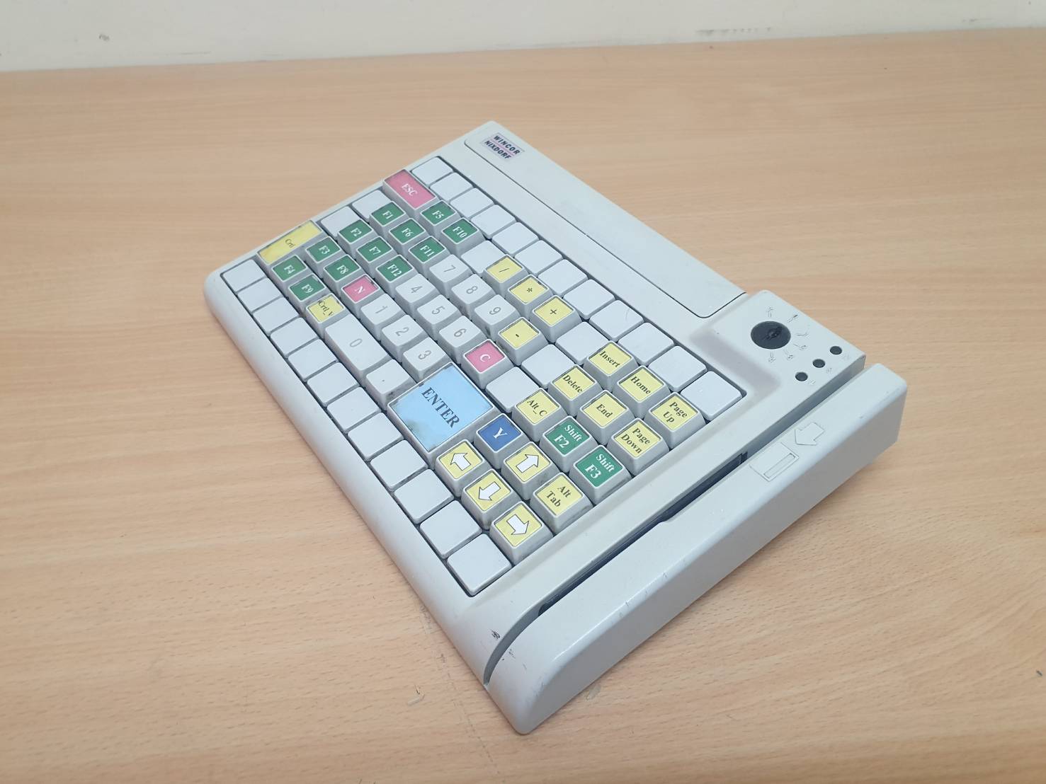 คีบอร์ดเครื่อง pos Wincor Nixdorf Pos Keyboard TA85P มือสอง