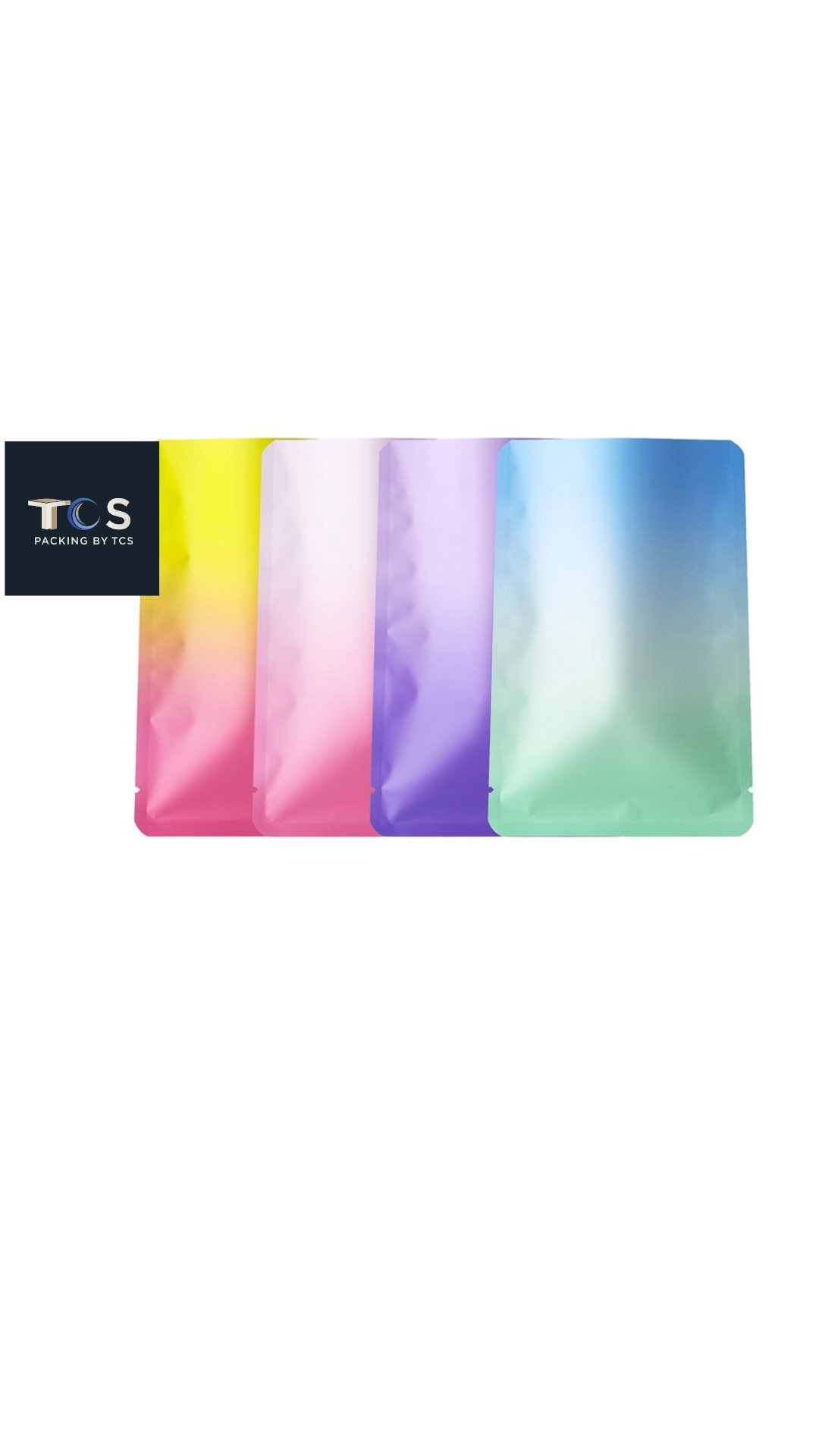 ถุงแบนซีล 3 ด้าน สีด้านทูโทน (เมทัลไลท์)