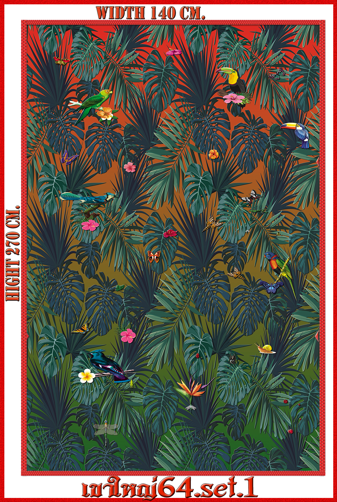 วอลเปเปอร์รูปภาพติดผนังสั่งทำ เขาใหญ่ 64(ลายใใหญ่) มีภาพให้เลือกกว่า 50,000 ภาพ ออกแบบกราฟฟิค หรือ รูปภาพตามที่ท่านกำหนด ในสไตล์ท่านเอง "custom made"