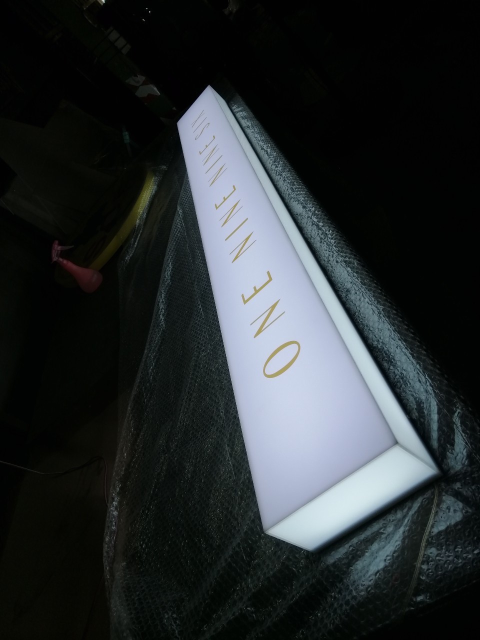 งานป้ายกล่องไฟ