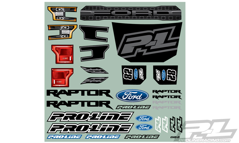 2017 Ford F-150 Raptor Desert Truck Clear Body