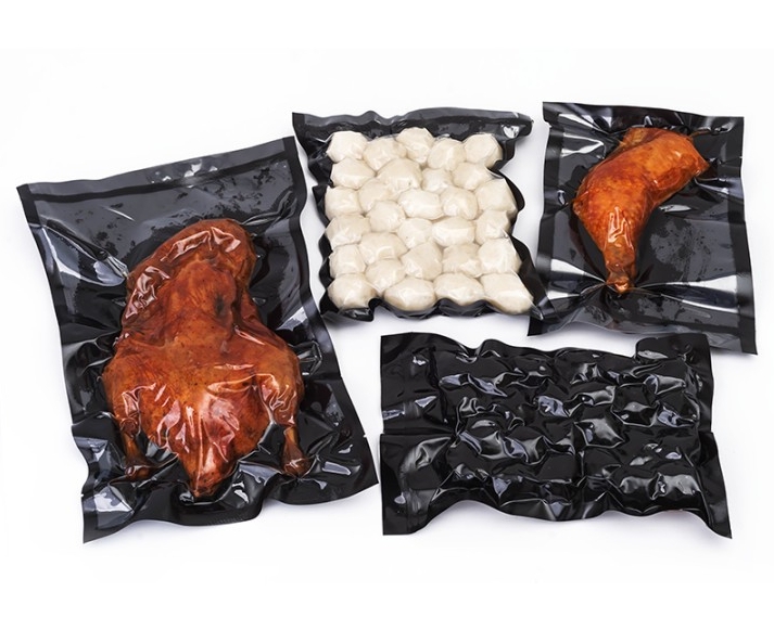 ถุงสุญญากาศแบบเรียบ หลังสีดำ ซีล 3 ด้าน (แพ็ค 100 ใบ)