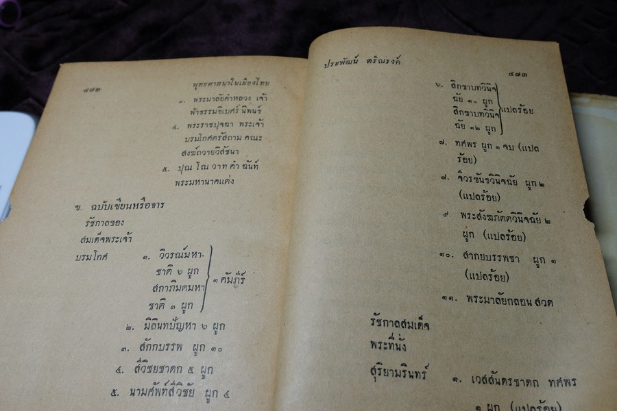 ความเป็นมาของ พุทธศาสนาในเมืองไทย โดย ประพัฒน์ ตรีณรงค์ ปกเเข็ง ปี 2500