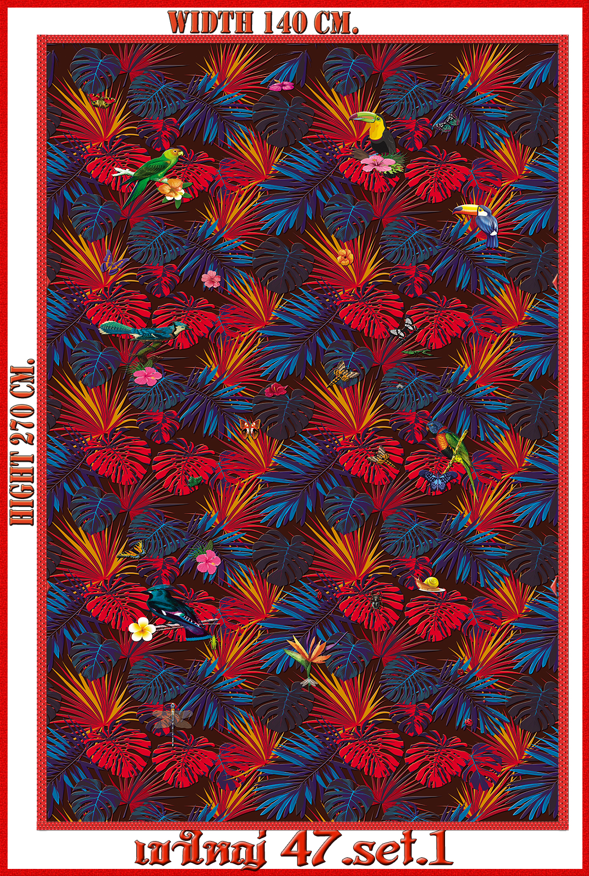 วอลเปเปอร์รูปภาพติดผนังสั่งทำ เขาใหญ่ 47(ลายเล็ก) มีภาพให้เลือกกว่า 50,000 ภาพ ออกแบบกราฟฟิค หรือ รูปภาพตามที่ท่านกำหนด ในสไตล์ท่านเอง "custom made"