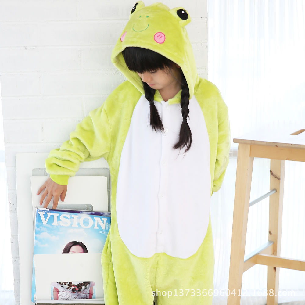 ชุดนอนมาสคอต / แฟนซี เด็ก กบเคโระ (Frog)