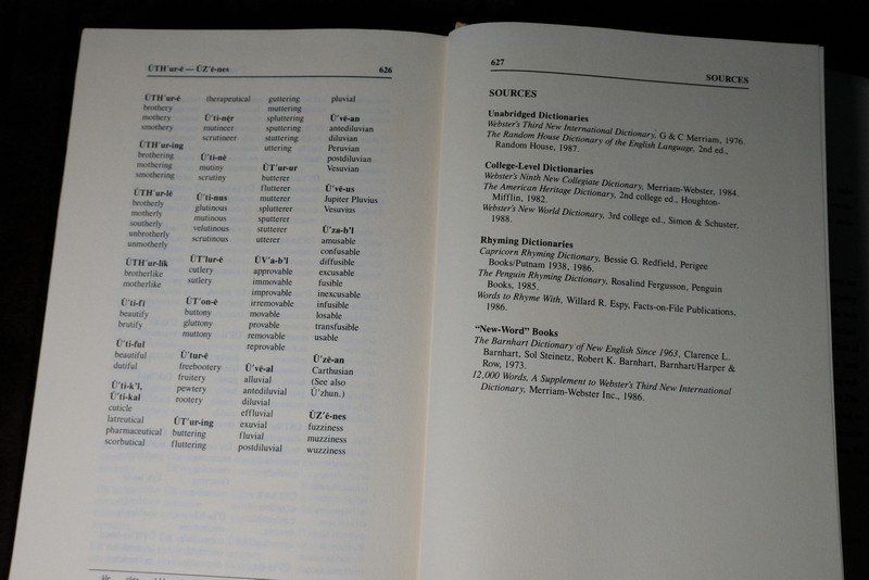 the complete rhyming dictionary by clement wood and ronald bogus