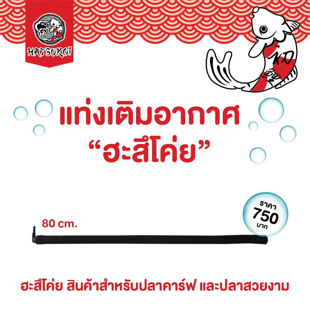 แท่งเติมอากาศ ยี่ห้อฮะสึโค่ย ความยาว 80 เซนติเมตร