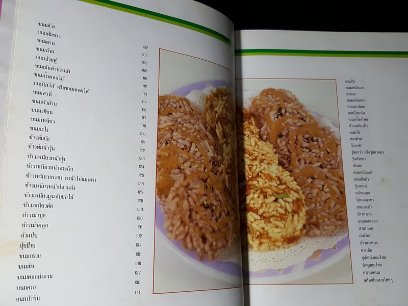 ตำรับขนมของไทย โดย อ.ทัศนีย์ โรจนไพบูลย์ ปกแข็ง 203 หน้า ปี 2532