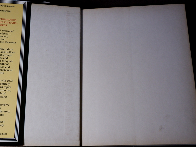 the original roget's roget's international thesaurus fifth edition by robert l.chapman