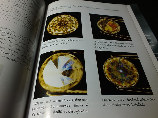 เพชร โดย อ.สุมาลี เทพโสพรรณ จัดพิมพ์โดย SGS สถาบันอัญมณีวิทย์ ปกแข็ง