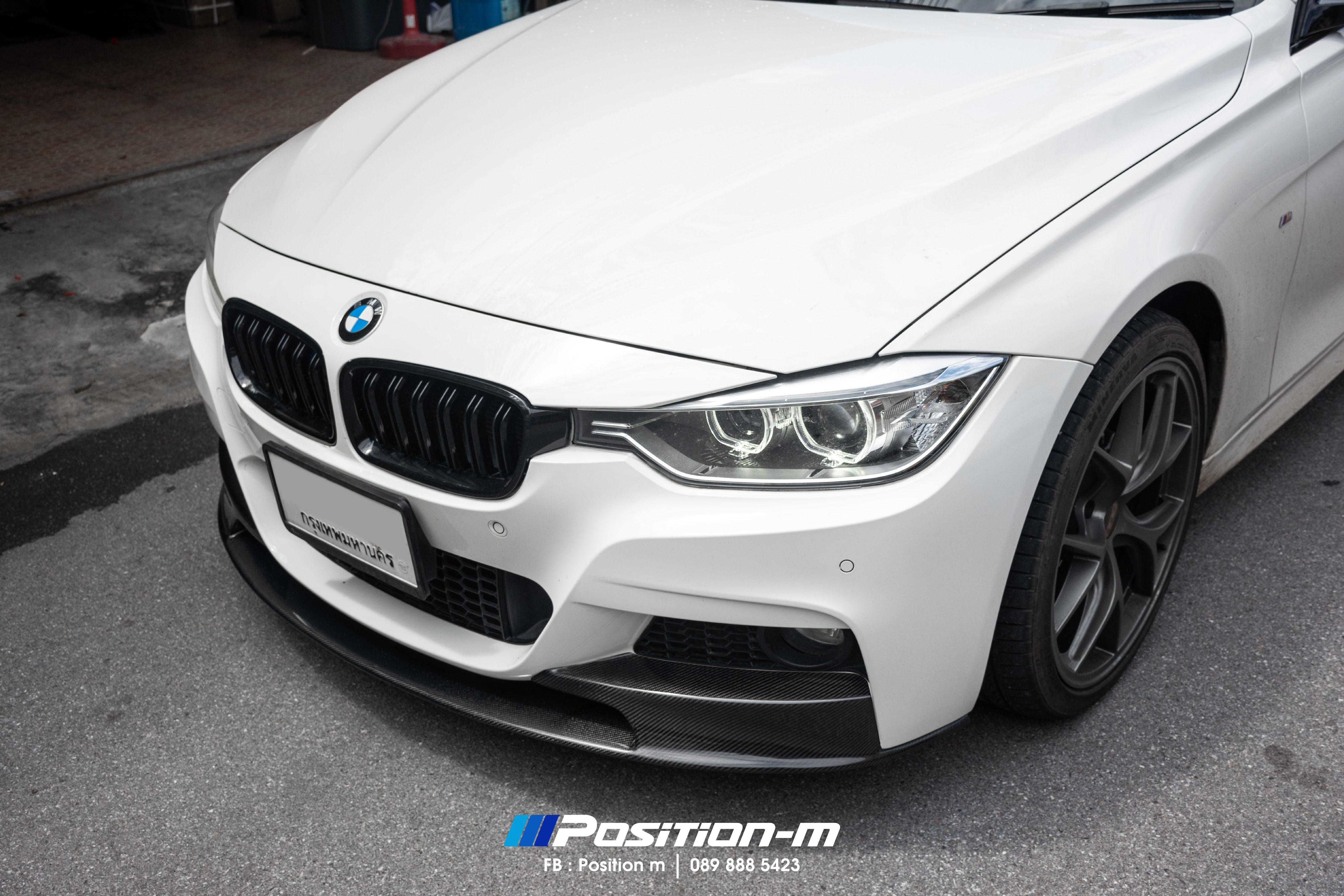 F30 Front lip Pure Carbon