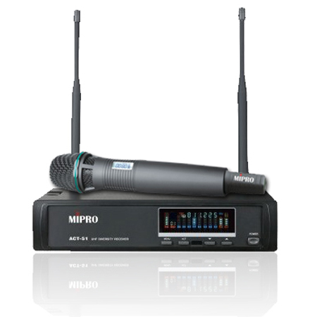 MIPRO ACT-51/ACT-5H ไมโครโพนมือถือเดี่ยว ปรับความถี่ได้ 8 ช่องความถี่