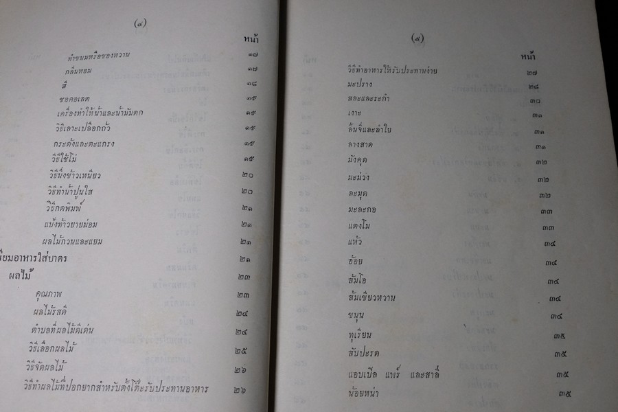 ตำรับ การครัว เเละอาหาร โดย เทียบจุฑา ฤกษะสาร ปี 2500