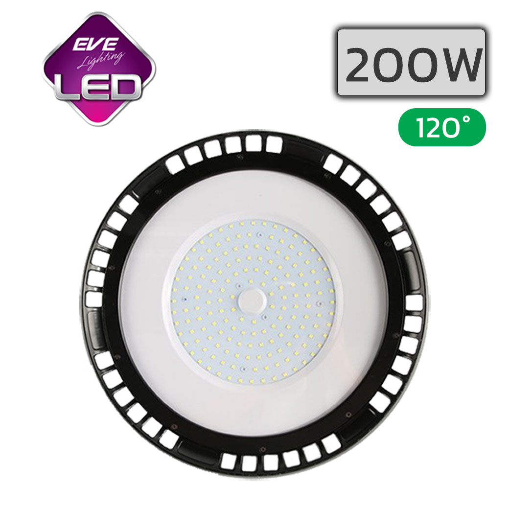 โคมไฮเบย์ LED 200w EVE DOB UFO