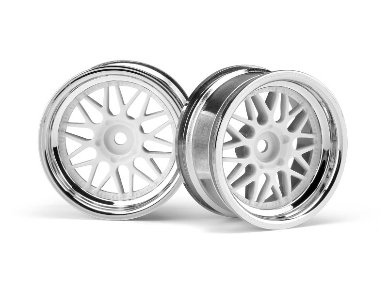 HRE C90 Wheel 26 mm Chrome/White (6mm Offset)