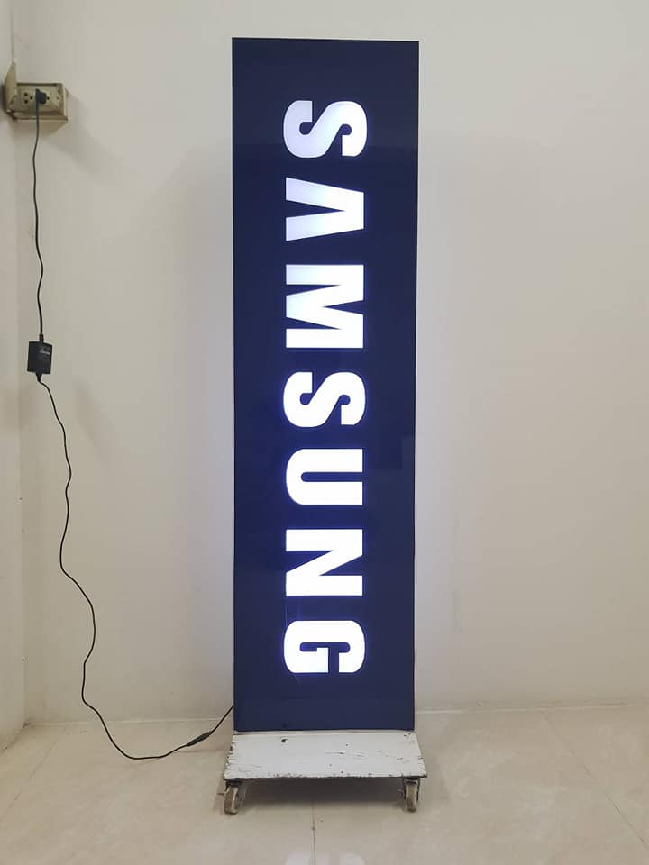 ป้าย ไฟ samsung มีไฟ สวยๆ