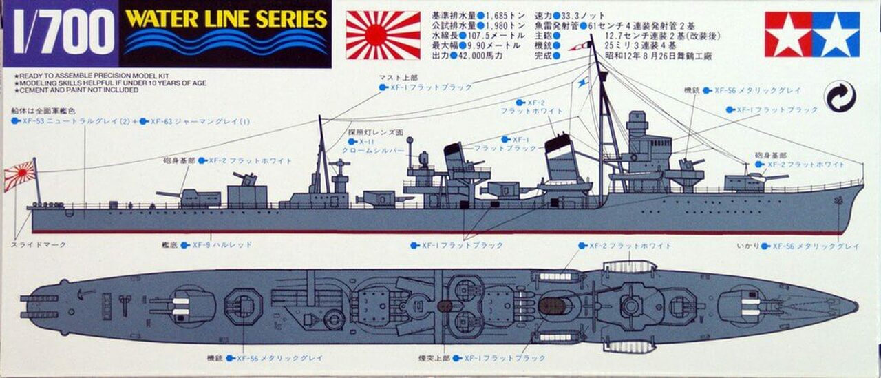 Japanese Destroyer Harusame