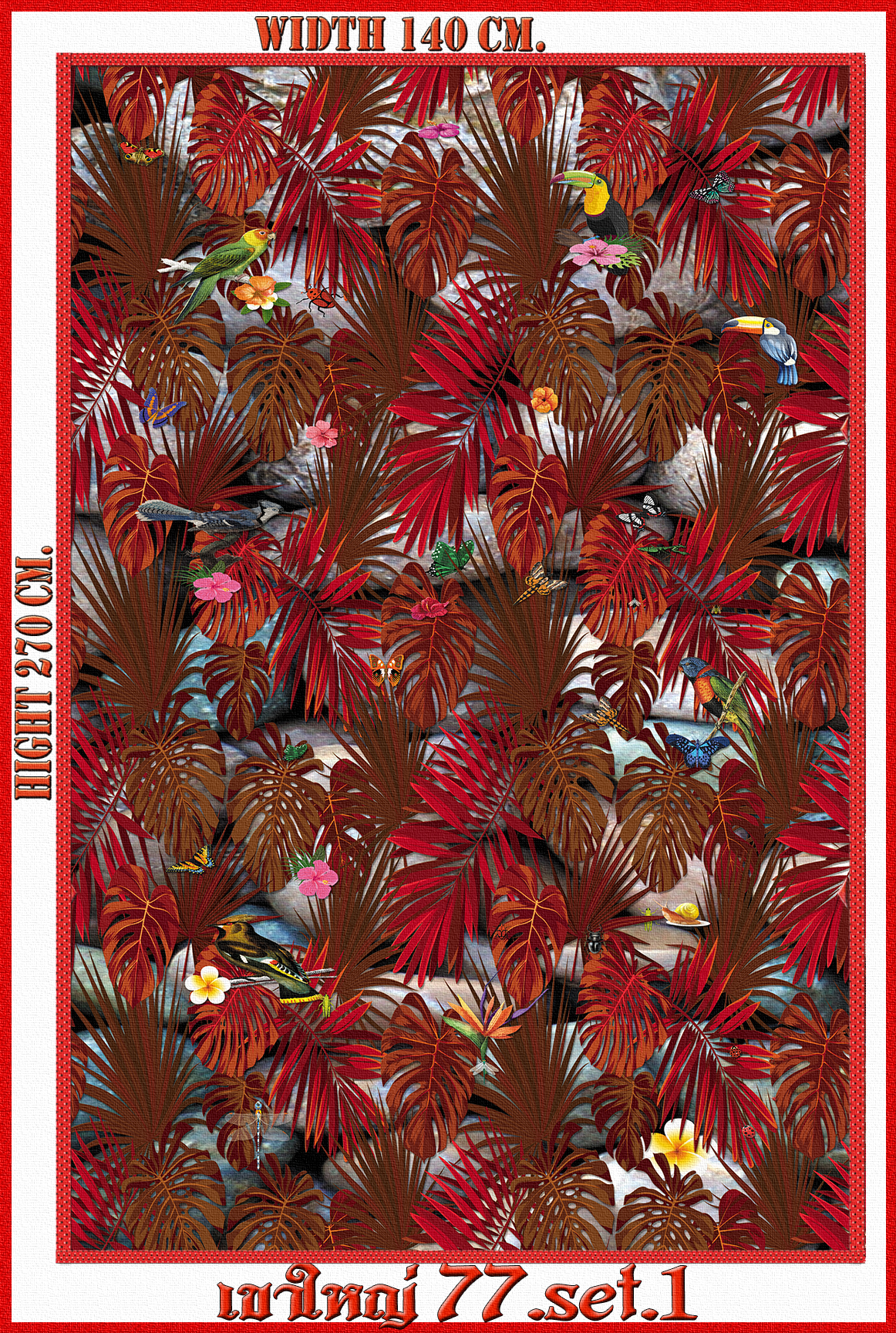 วอลเปเปอร์รูปภาพติดผนังสั่งทำ เขาใหญ่ 77(ลายใใหญ่) มีภาพให้เลือกกว่า 50,000 ภาพ ออกแบบกราฟฟิค หรือ รูปภาพตามที่ท่านกำหนด ในสไตล์ท่านเอง "custom made"