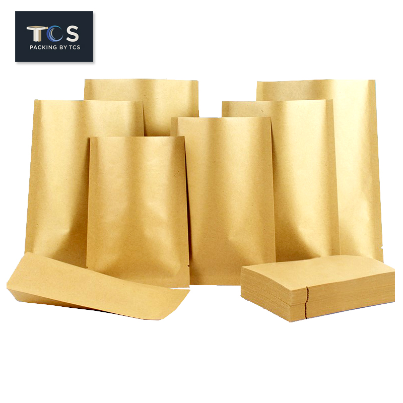 ถุงแบนคราฟท์ ซีล 3 ด้าน