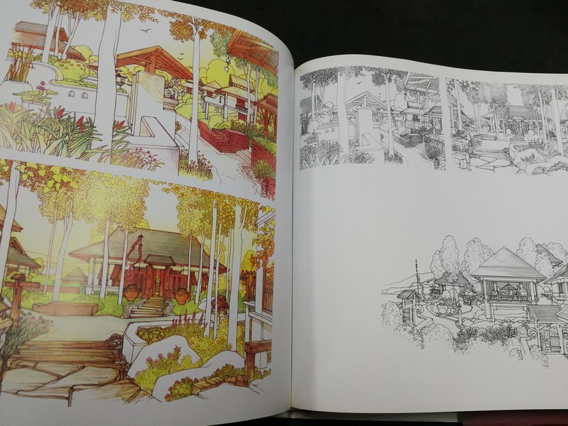 nithi architectural sketch book 1971-2007 by nithi sthapitanonda ปกแข็ง ปี 2007